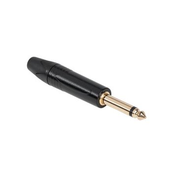 Konektor Jack 6,3mm HQ mono čierny
