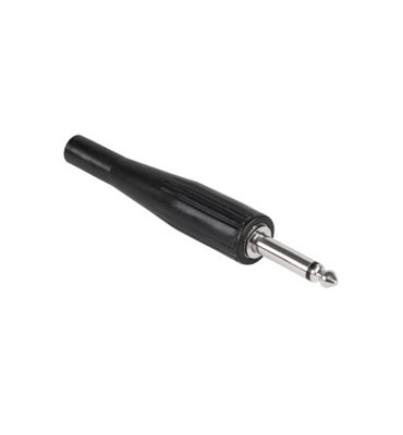 Konektor Jack 6,3mm mono čierny