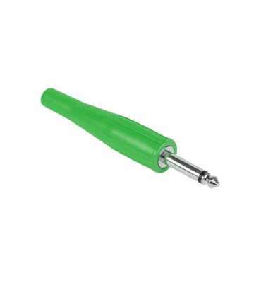 Konektor Jack 6,3mm mono zelený