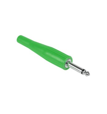 Konektor Jack 6,3mm mono zelený