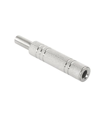 Konektor Jack 6,3mm zásuv. stereo kov