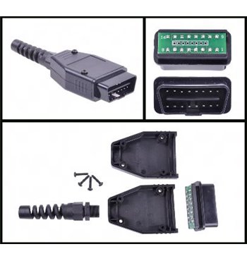 Konektor OBD II na doske 66.5 x 40mm