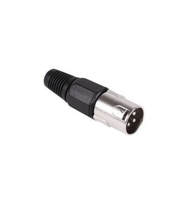 Konektor XLR (Canon) zástrč. čierny