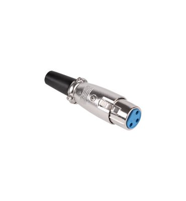 Konektor XLR (Canon) zásuv. kov.