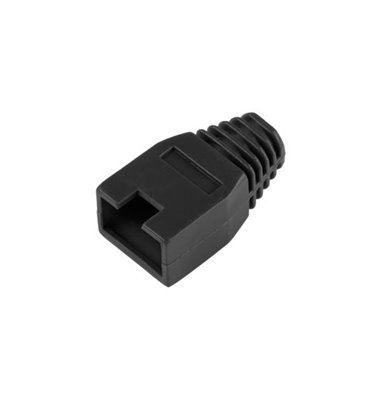 Kryt na konektor 8P8C (RJ45)čierny(100ks)