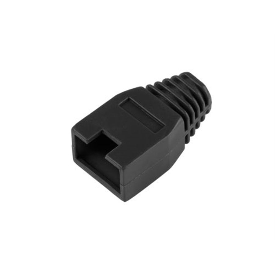 Kryt na konektor 8P8C (RJ45)čierny(100ks)