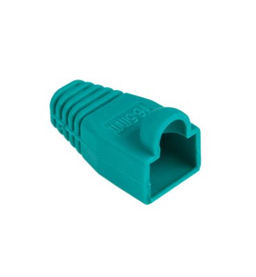 Kryt na konektor 8P8C (RJ45)zelený(100ks)