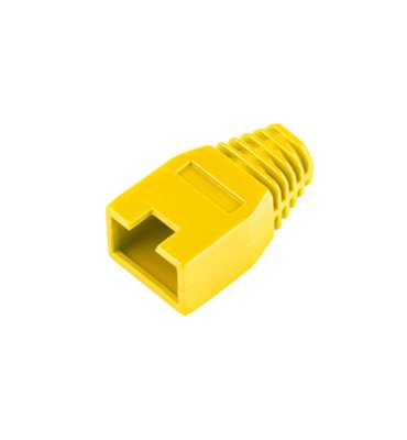 Kryt na konektor 8P8C (RJ45)žltý(100ks)