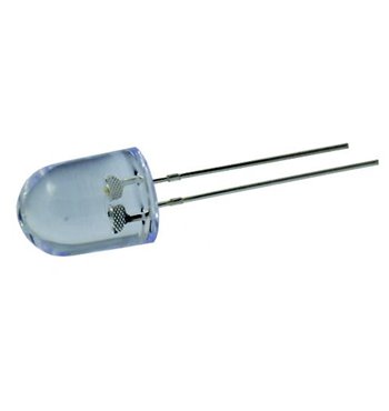 LED 10mm vysokosv.červena 10cd