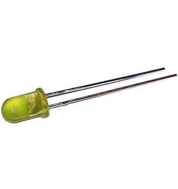 LED 3mm obyčajna žlta(100ks)