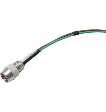 LED 5mm kontrolka červená blik.12V