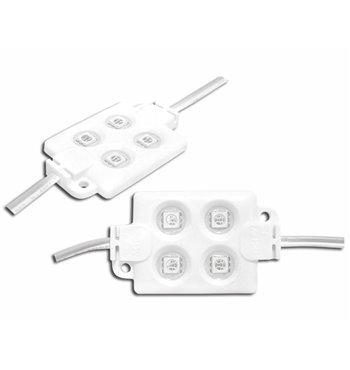 LED modul SMD 5050 x4 červený