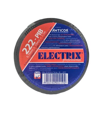 Páska samovulkanizačná 0,76mm x 19mm x 7,5m Anticor 222 PIB