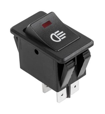 Prepínač kolískový ASW-17D 4pin