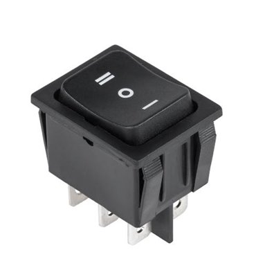 Prepínač kolískový RS-223-4C 230V 6pin vrátny