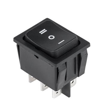 Prepínač kolískový RS-223-4C 230V 6pin vrátny