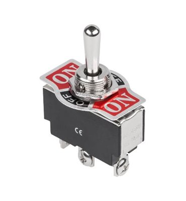 Prepínač páčkový KN3(B)-123 3pin vrátny