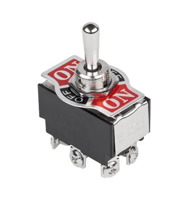 Prepínač páčkový KN3(B)-223 6pin vrátny