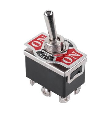 Prepínač páčkový KN3(C)-203 veľký 6pin