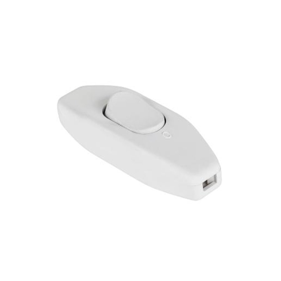 Prepínač priebežný 2,5A/250V biely