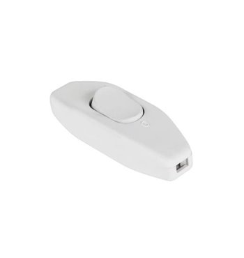 Prepínač priebežný 2,5A/250V biely