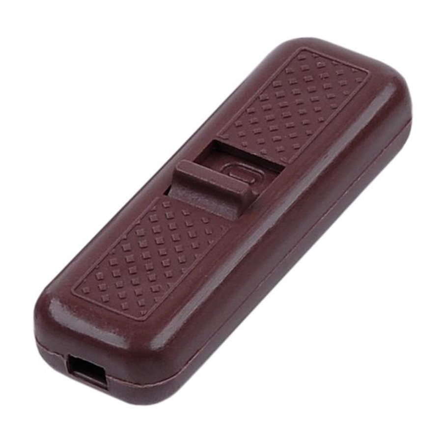 Prepínač priebežný 2A/250V hnedý