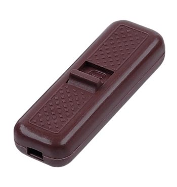 Prepínač priebežný 2A/250V hnedý