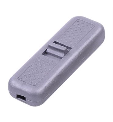 Prepínač priebežný 2A/250V strieborný
