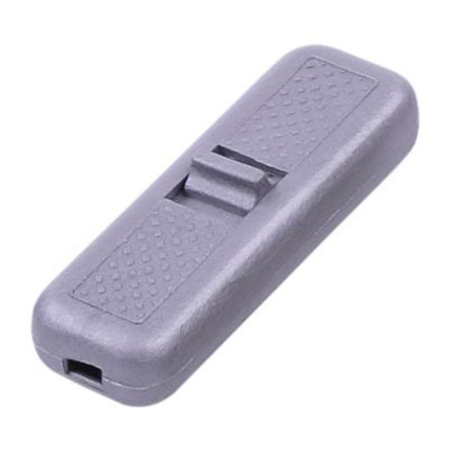 Prepínač priebežný 2A/250V strieborný