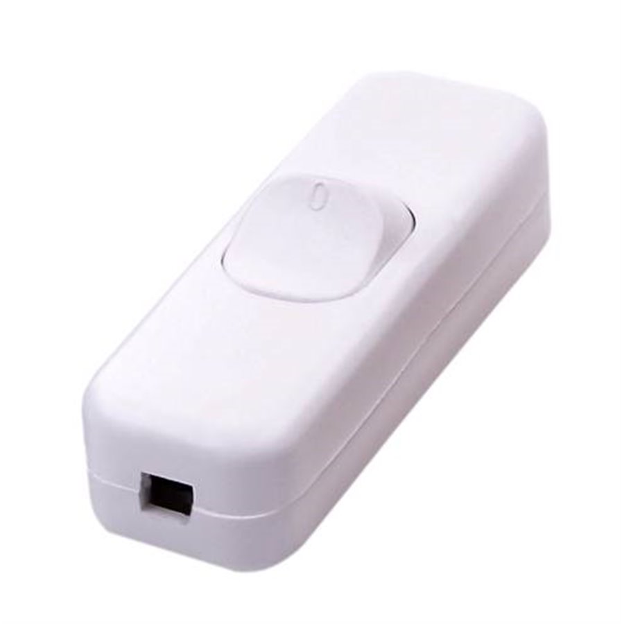 Prepínač priebežný biely 3A/250V