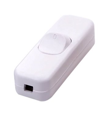 Prepínač priebežný biely 3A/250V