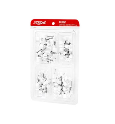Prichytky káblov sada 6,7,8,9mm, biele