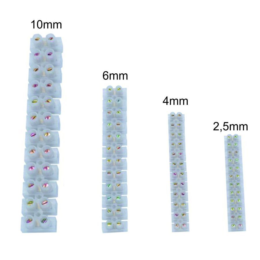 Prístrojová svorkovnica 6mm (12ks)