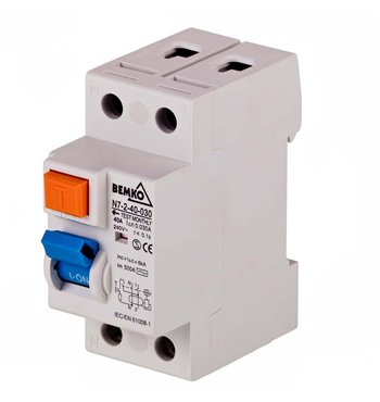 Prúdový chránič 2P N7-2  40A/30mA