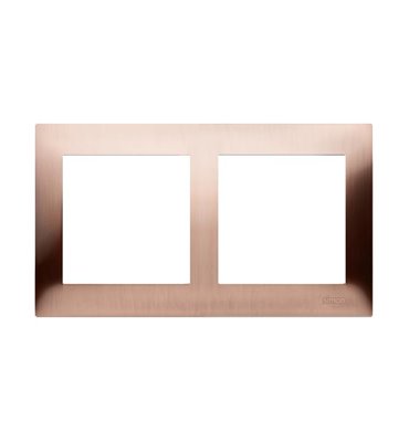 Rámik dvojnásobný Simon 54 premium rustikálna meď kovový