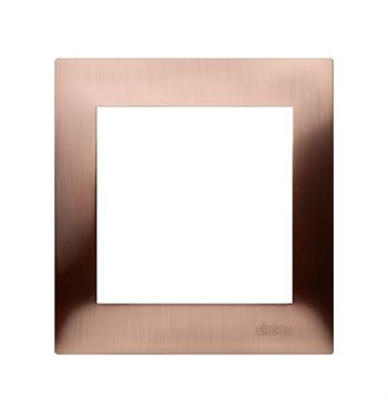 Rámik jednonásobný Simon 54 premium rustikálna meď kovový