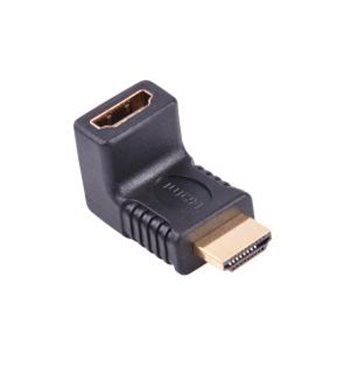 Redukcia HDMI zástrčka - zásuvka roh.