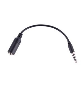 Redukcia Ipod - Jack 3,5mm zásuv. čierna