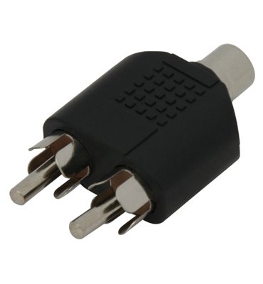 Redukcia RCA 2x zástrč. - RCA zásuv.
