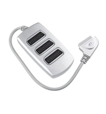 Redukcia SCART-3x SCART zásuv. HQ