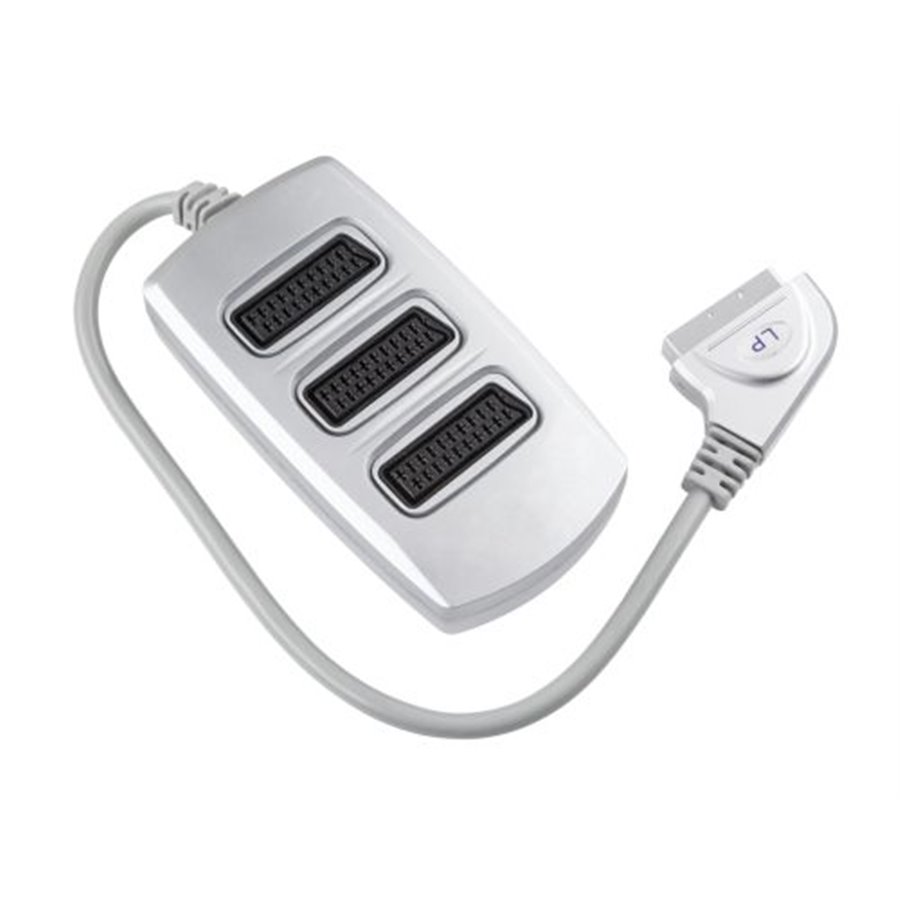 Redukcia SCART-3x SCART zásuv. HQ