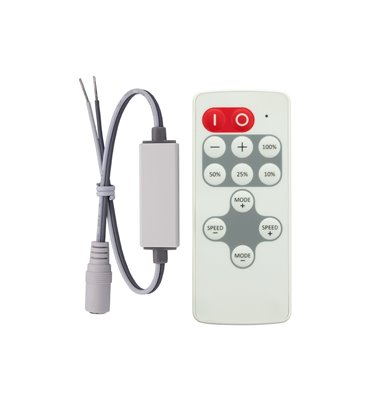 Regulátor pre LED pásy, rádiový 5-24V/5A