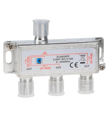 Rozbočovač F vstup - 3x výst. power pass