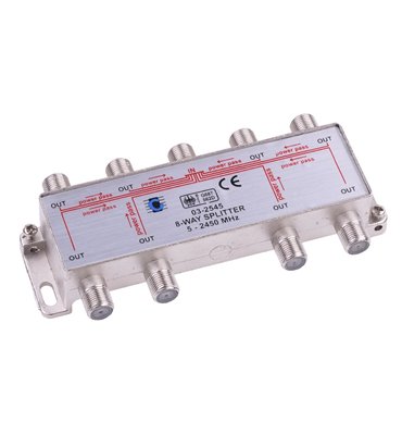 Rozbočovač F vstup - 8x výst. 5-2400MHz