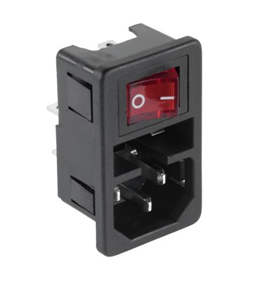Sieť. zástrčka 230V + spínač na panel