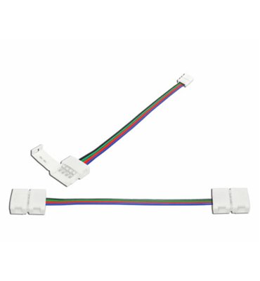 Spojka RGB LED pásov 10mm obojstranná s káblom