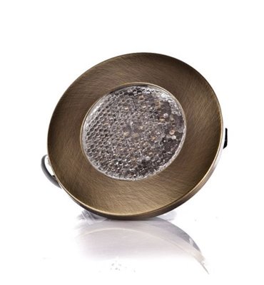 Svietidlo bodové LED ploché kruh 19LED PATYNA,230V