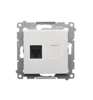 Tel. zásuvka Simon 54 premium RJ12 modul biela