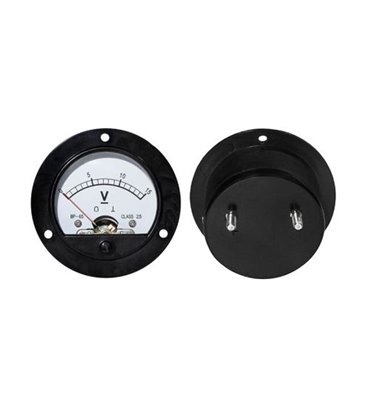 VOLTMETER - analogovy 15V okruhly