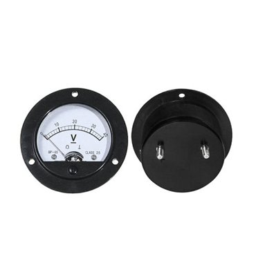 VOLTMETER - analogovy 40V okruhly